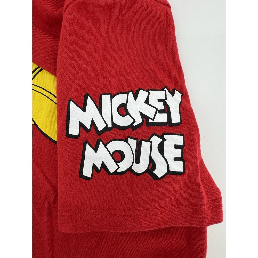 Disney Classic Mickey Mouse T-Shirt Red Walt Disney World Cotton Size XS - Picture 4 of 9